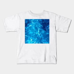 Crystal Clear Aqua Blue Ocean Water Kids T-Shirt